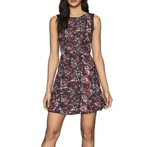 Reiss Louise Floral Sleeveless Mini Dress US 10